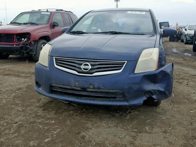 3N1AB6AP7AL618274 - 2010 NISSAN SENTRA 2.0 BLUE photo 9