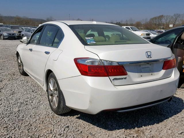 1HGCR2F81DA091258 - 2013 HONDA ACCORD EXL WHITE photo 3