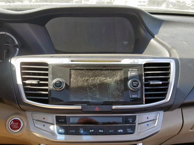 1HGCR2F81DA091258 - 2013 HONDA ACCORD EXL WHITE photo 9