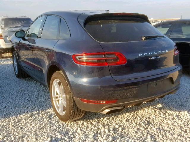 WP1AA2A57JLB02692 - 2018 PORSCHE MACAN BLUE photo 3