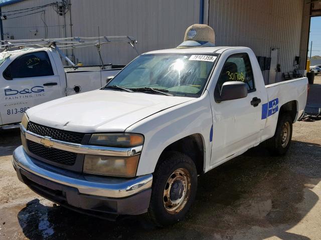 1GCCS148X68224061 - 2006 CHEVROLET COLORADO WHITE photo 2