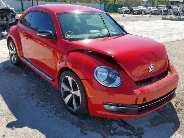 3VW467AT3CM647721 - 2012 VOLKSWAGEN BEETLE TUR RED photo 1