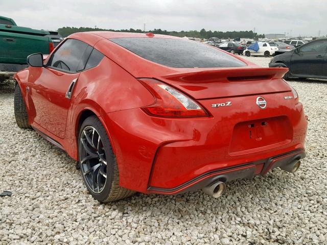 JN1AZ4EH2GM932612 - 2016 NISSAN 370Z BASE RED photo 3