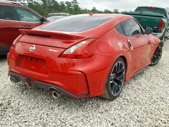 JN1AZ4EH2GM932612 - 2016 NISSAN 370Z BASE RED photo 4