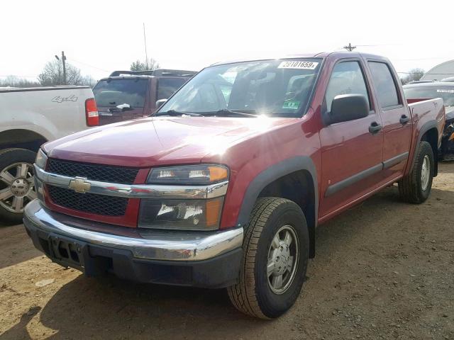 1GCDT136668243966 - 2006 CHEVROLET COLORADO RED photo 2