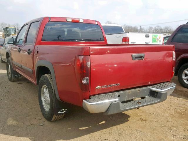 1GCDT136668243966 - 2006 CHEVROLET COLORADO RED photo 3