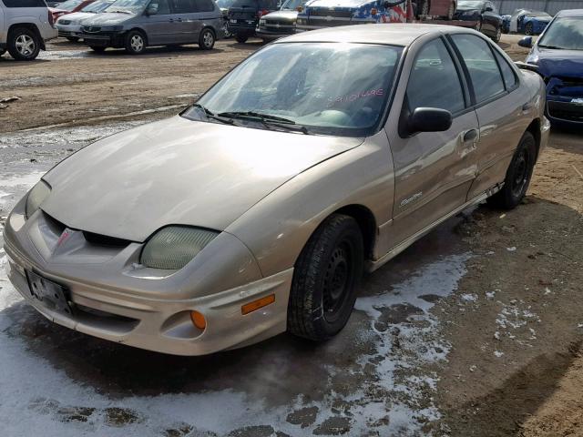 1G2JB524617336289 - 2001 PONTIAC SUNFIRE SE TAN photo 2