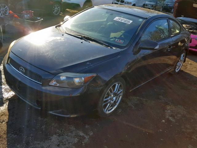JTKDE177760126935 - 2006 TOYOTA SCION TC BLACK photo 2