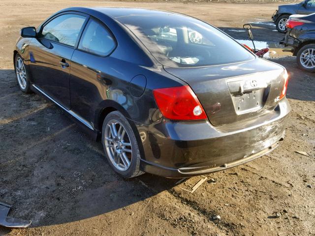 JTKDE177760126935 - 2006 TOYOTA SCION TC BLACK photo 3
