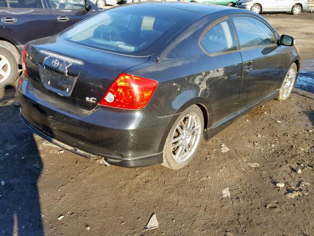 JTKDE177760126935 - 2006 TOYOTA SCION TC BLACK photo 4