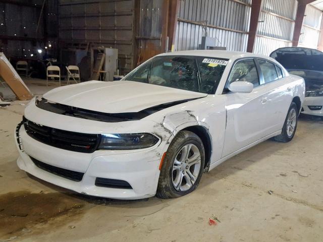 2C3CDXBG8JH173657 - 2018 DODGE CHARGER SX WHITE photo 2