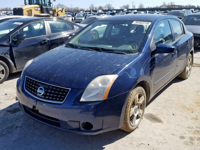 3N1AB61E08L639069 - 2008 NISSAN SENTRA 2.0 BLUE photo 2