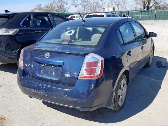 3N1AB61E08L639069 - 2008 NISSAN SENTRA 2.0 BLUE photo 4