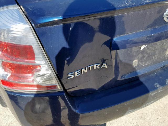 3N1AB61E08L639069 - 2008 NISSAN SENTRA 2.0 BLUE photo 9