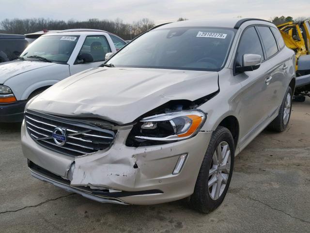 YV440MDJ5H2076533 - 2017 VOLVO XC60 T5 BEIGE photo 2