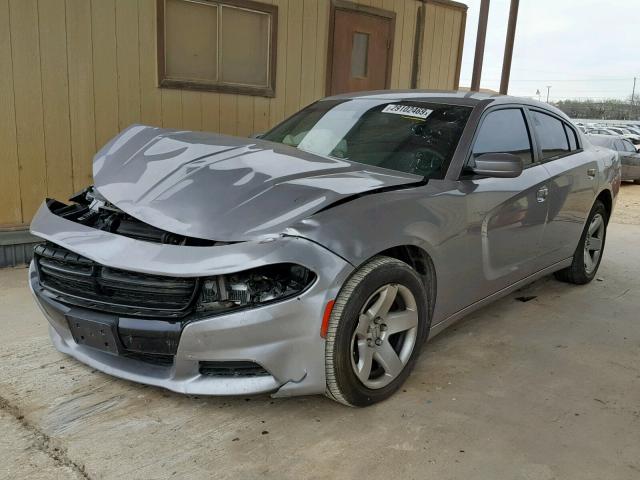 2C3CDXAG9GH108665 - 2016 DODGE CHARGER PO SILVER photo 2