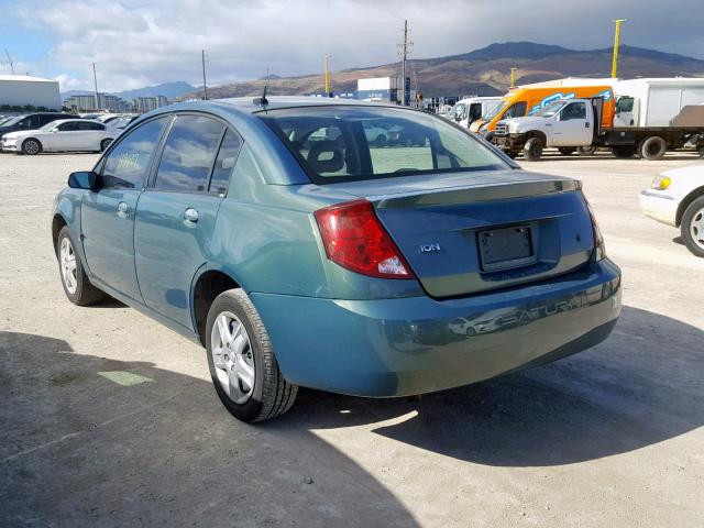 1G8AJ55F07Z168524 - 2007 SATURN ION LEVEL GREEN photo 3