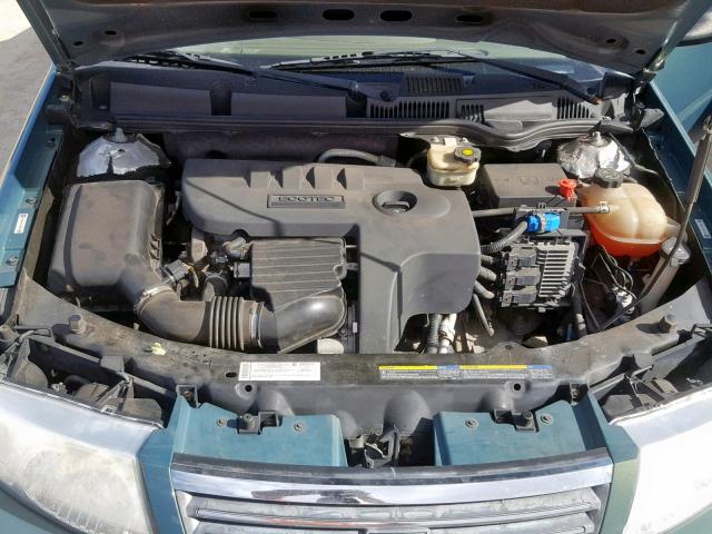 1G8AJ55F07Z168524 - 2007 SATURN ION LEVEL GREEN photo 7