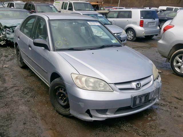 2HGES16355H541590 - 2005 HONDA CIVIC DX V SILVER photo 1