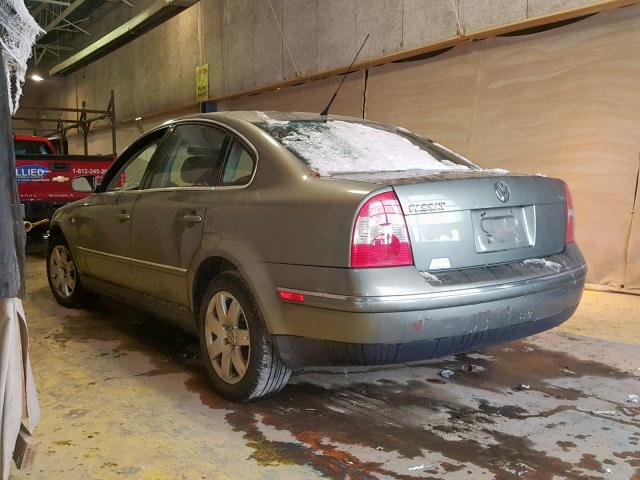 WVWRH63B63P453423 - 2003 VOLKSWAGEN PASSAT GLX 绿色 照片 3
