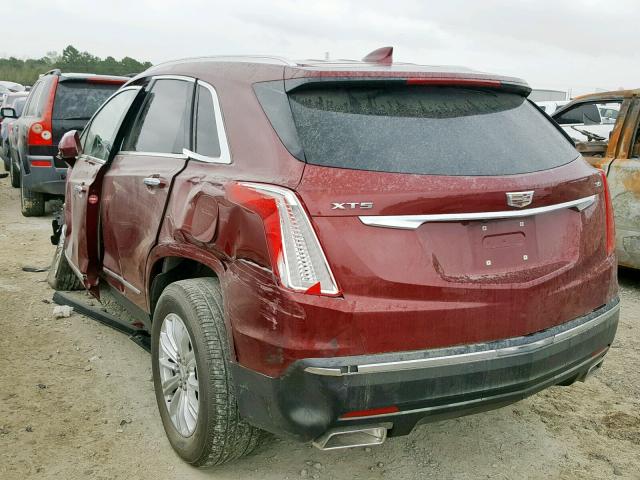 1GYKNARS8HZ312122 - 2017 CADILLAC XT5 RED photo 3