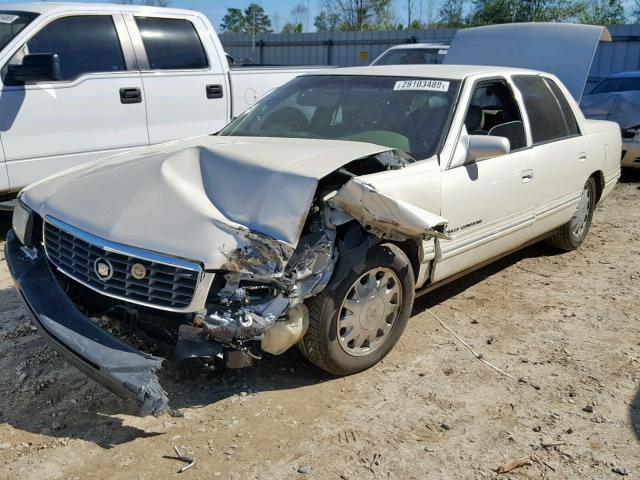 1G6KF5494WU795202 - 1998 CADILLAC DEVILLE CO WHITE photo 2