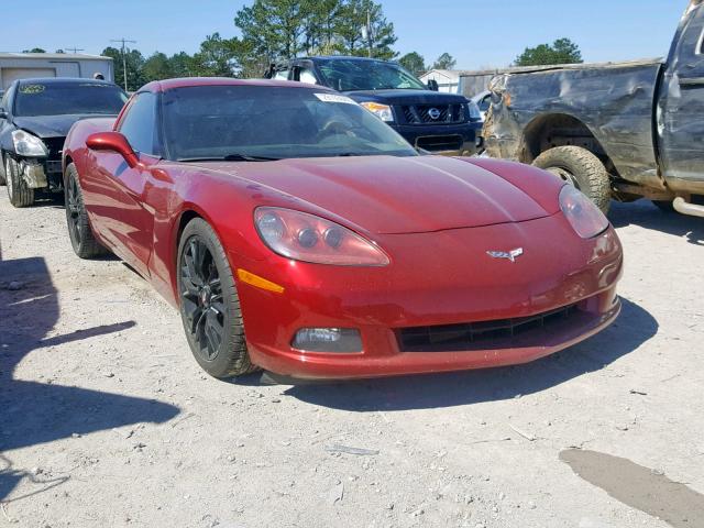 1G1YY26W095108825 - 2009 CHEVROLET CORVETTE RED photo 1