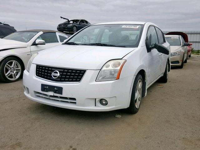 3N1AB61E38L682675 - 2008 NISSAN SENTRA 2.0 WHITE photo 2