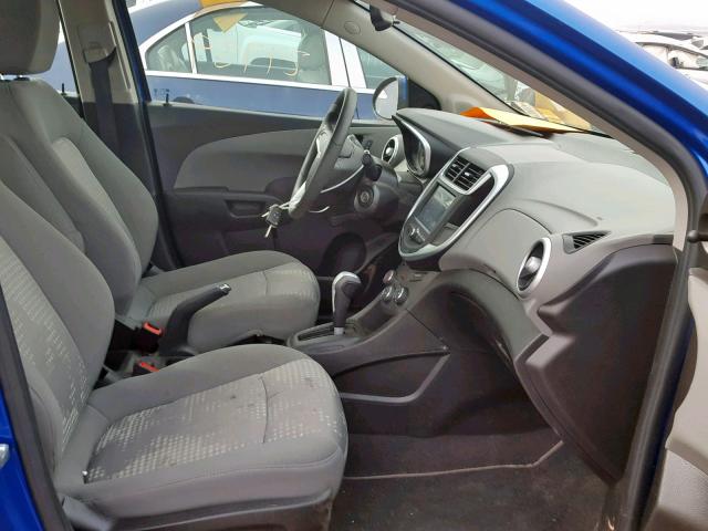 1G1JB5SH7H4172828 - 2017 CHEVROLET SONIC LS BLUE photo 5