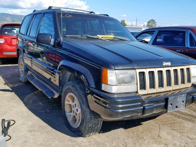 1J4GZ78Y5WC235633 - 1998 JEEP GRAND CHER BLACK photo 1