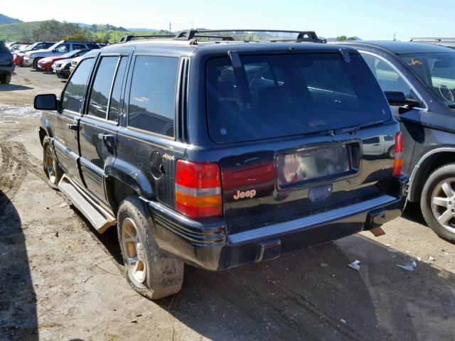 1J4GZ78Y5WC235633 - 1998 JEEP GRAND CHER BLACK photo 3