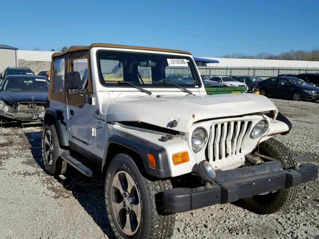 1J4FY19S2WP768716 - 1998 JEEP WRANGLER / WHITE photo 1