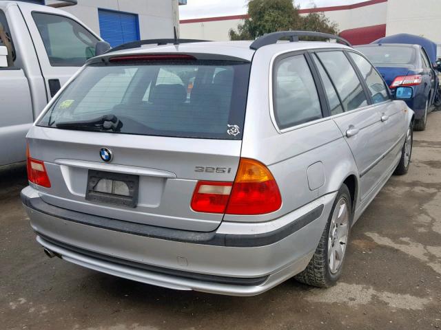 WBAAX13483PJ00361 - 2003 BMW 325 IT SILVER photo 4