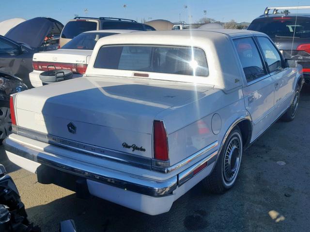 1C3XC66R7LD894949 - 1990 CHRYSLER NEW YORKER WHITE photo 4