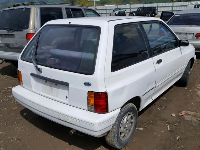 KNJPT06H1N6119129 - 1992 FORD FESTIVA GL WHITE photo 4