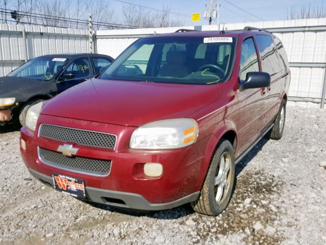 1GNDV23L35D206327 - 2005 CHEVROLET UPLANDER L 勃艮第红 照片 2