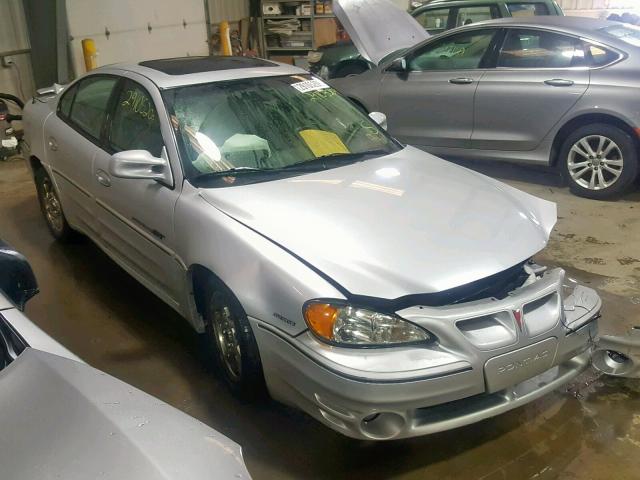 1G2NW52E22M522333 - 2002 PONTIAC GRAND AM G SILVER photo 1