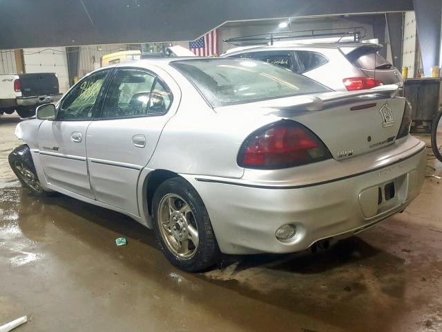 1G2NW52E22M522333 - 2002 PONTIAC GRAND AM G SILVER photo 3