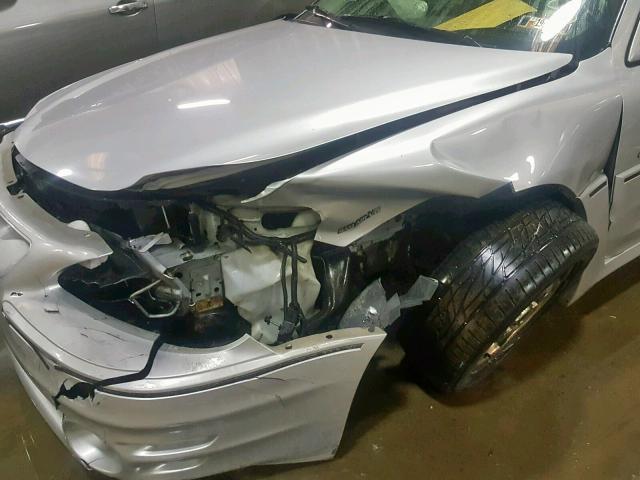 1G2NW52E22M522333 - 2002 PONTIAC GRAND AM G SILVER photo 9