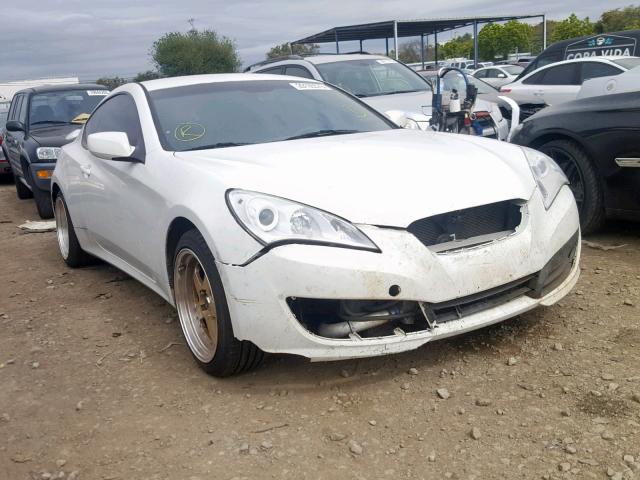 KMHHT6KD0AU017738 - 2010 HYUNDAI GENESIS CO WHITE photo 1