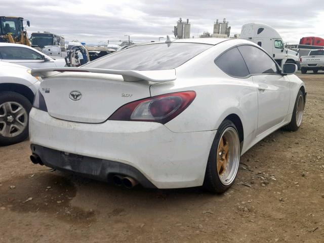 KMHHT6KD0AU017738 - 2010 HYUNDAI GENESIS CO WHITE photo 4