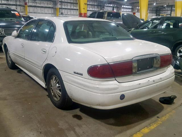 1G4HP54K42U231496 - 2002 BUICK LESABRE CU WHITE photo 3