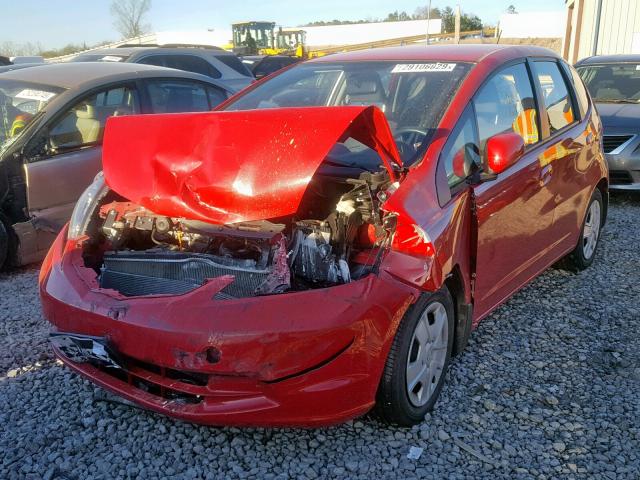 JHMGE8H35DC065782 - 2013 HONDA FIT RED photo 2