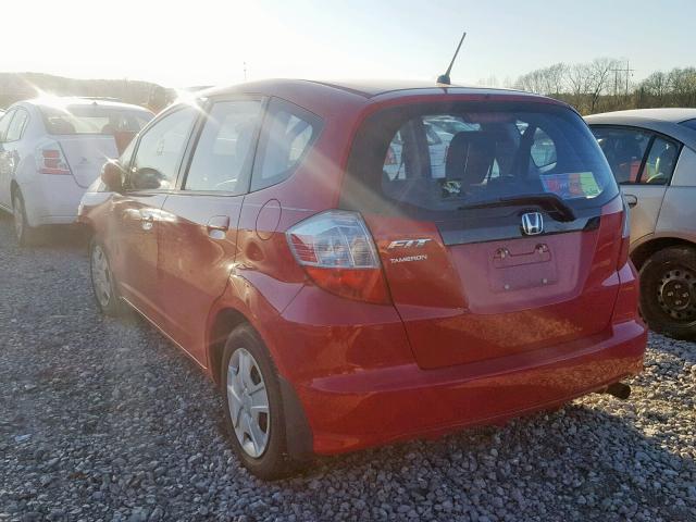 JHMGE8H35DC065782 - 2013 HONDA FIT RED photo 3