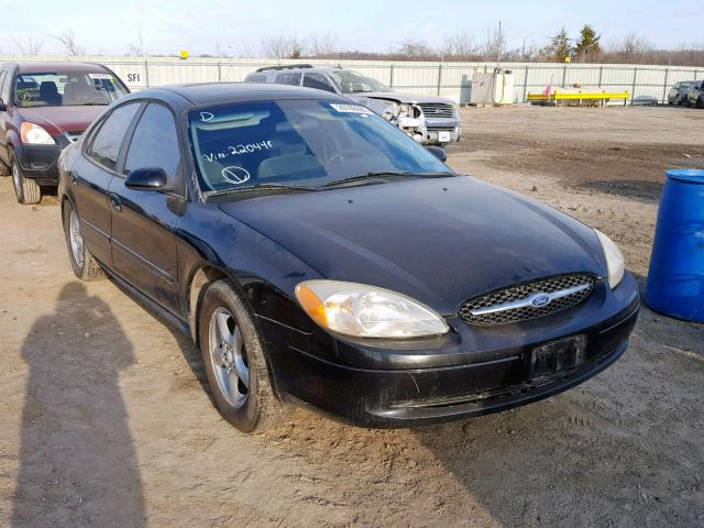 1FAFP55U61G220448 - 2001 FORD TAURUS SES BLACK photo 1