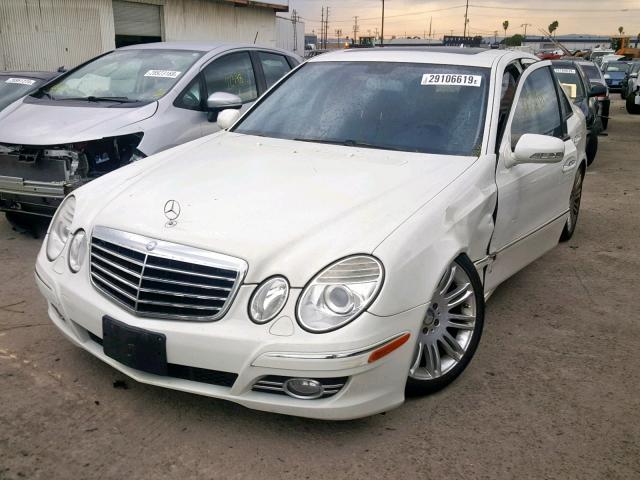 WDBUF56X68B344822 - 2008 MERCEDES-BENZ E 350 WHITE photo 2