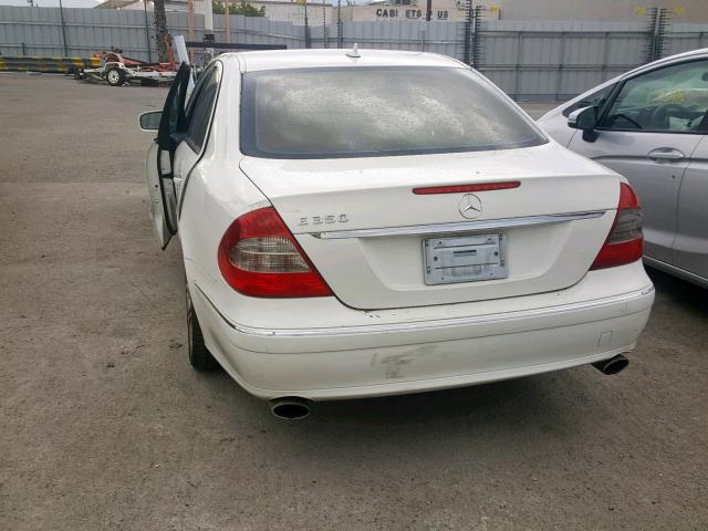 WDBUF56X68B344822 - 2008 MERCEDES-BENZ E 350 WHITE photo 3