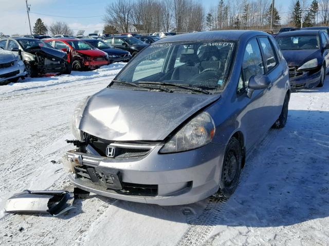 JHMGD38468S806483 - 2008 HONDA FIT SILVER photo 2