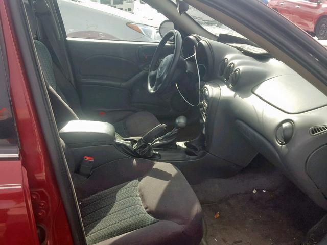 1G2NF52E24M649733 - 2004 PONTIAC GRAND AM S RED photo 5