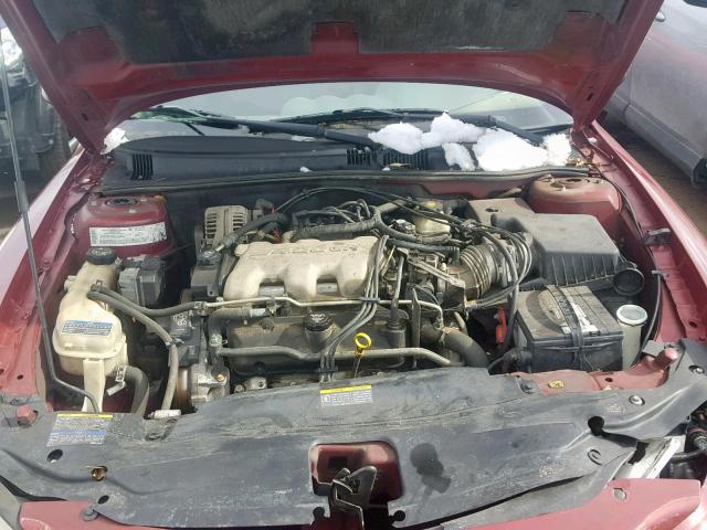 1G2NF52E24M649733 - 2004 PONTIAC GRAND AM S RED photo 7